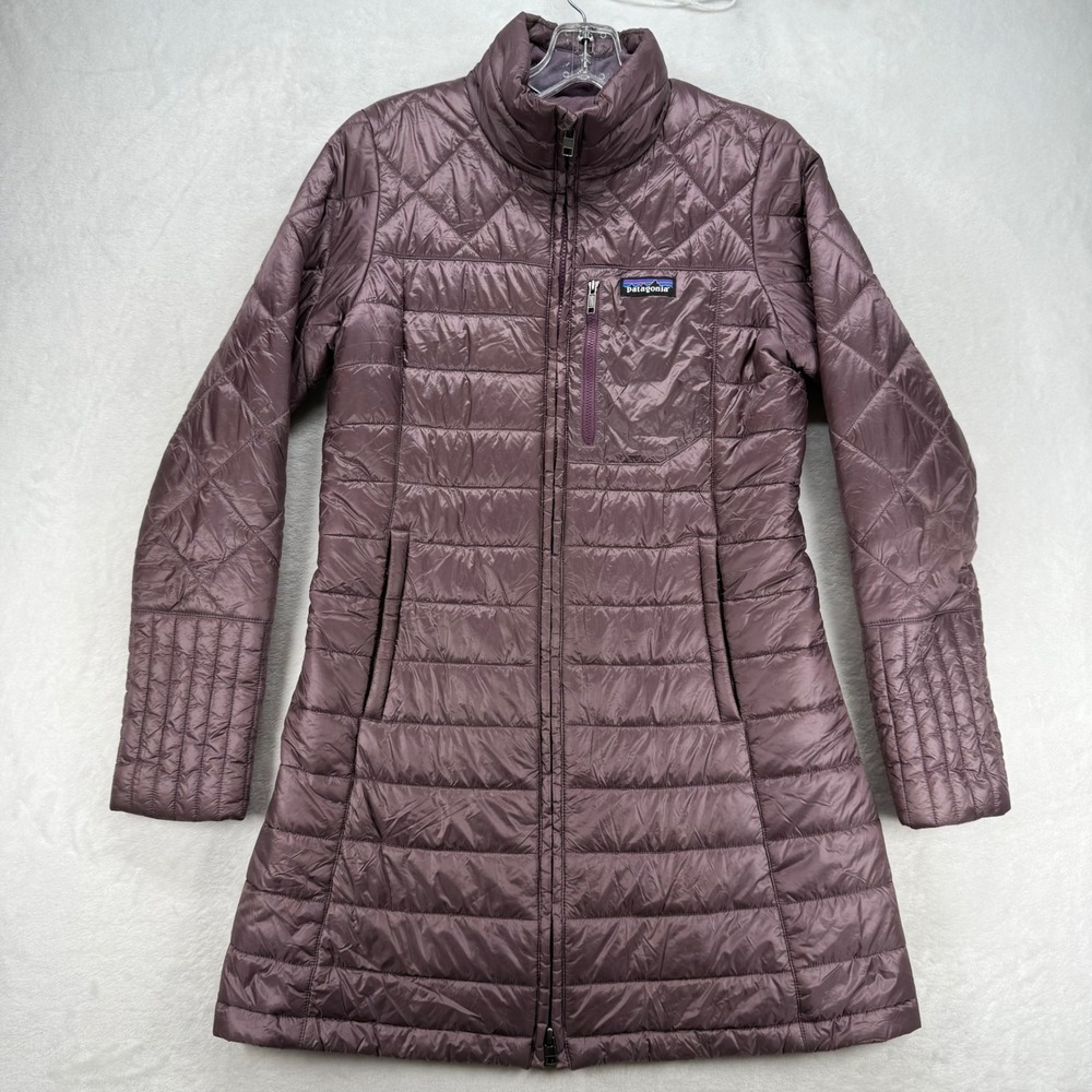 Patagonia Radalie Insulated Nano Puff Parka Jacket‎ Quilted purple Small